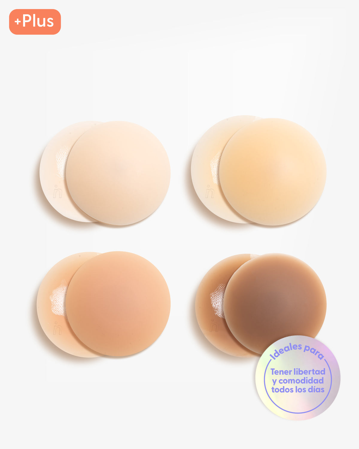 Cubrepezones de Silicona Reutilizable, Bare It All - Nipskin