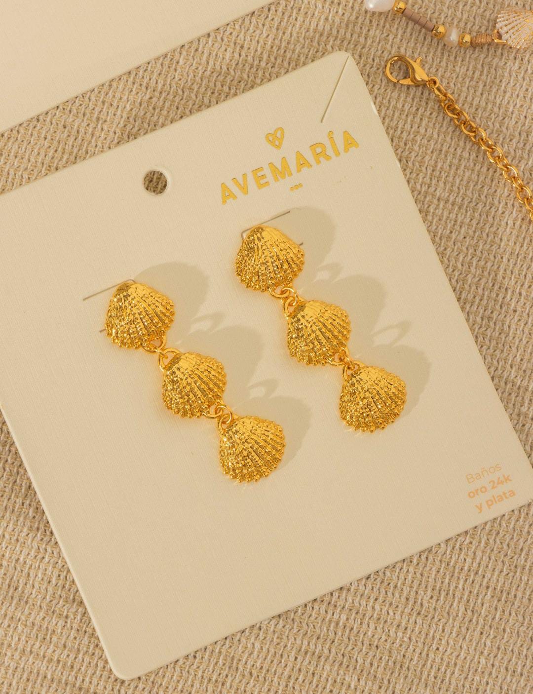 Maxi Aretes Concha Largo