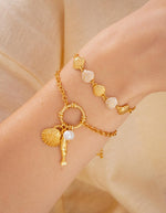 Pulsera Mini Conchas + Aretes