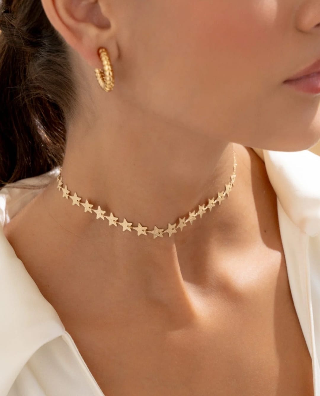 Choker estrellas + Aretes