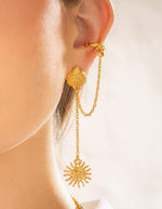 Aretes Solitario Concha