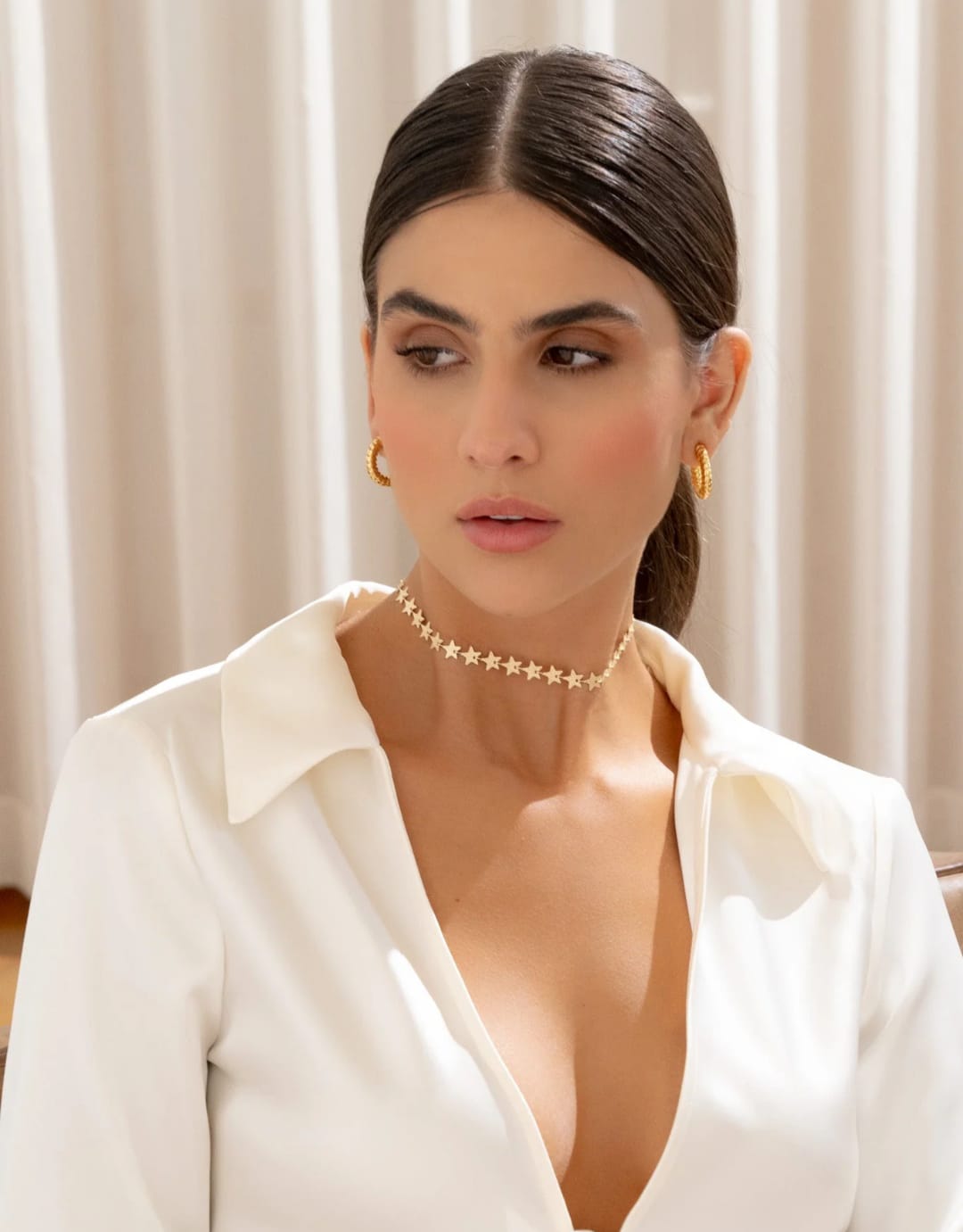 Choker estrellas + Aretes