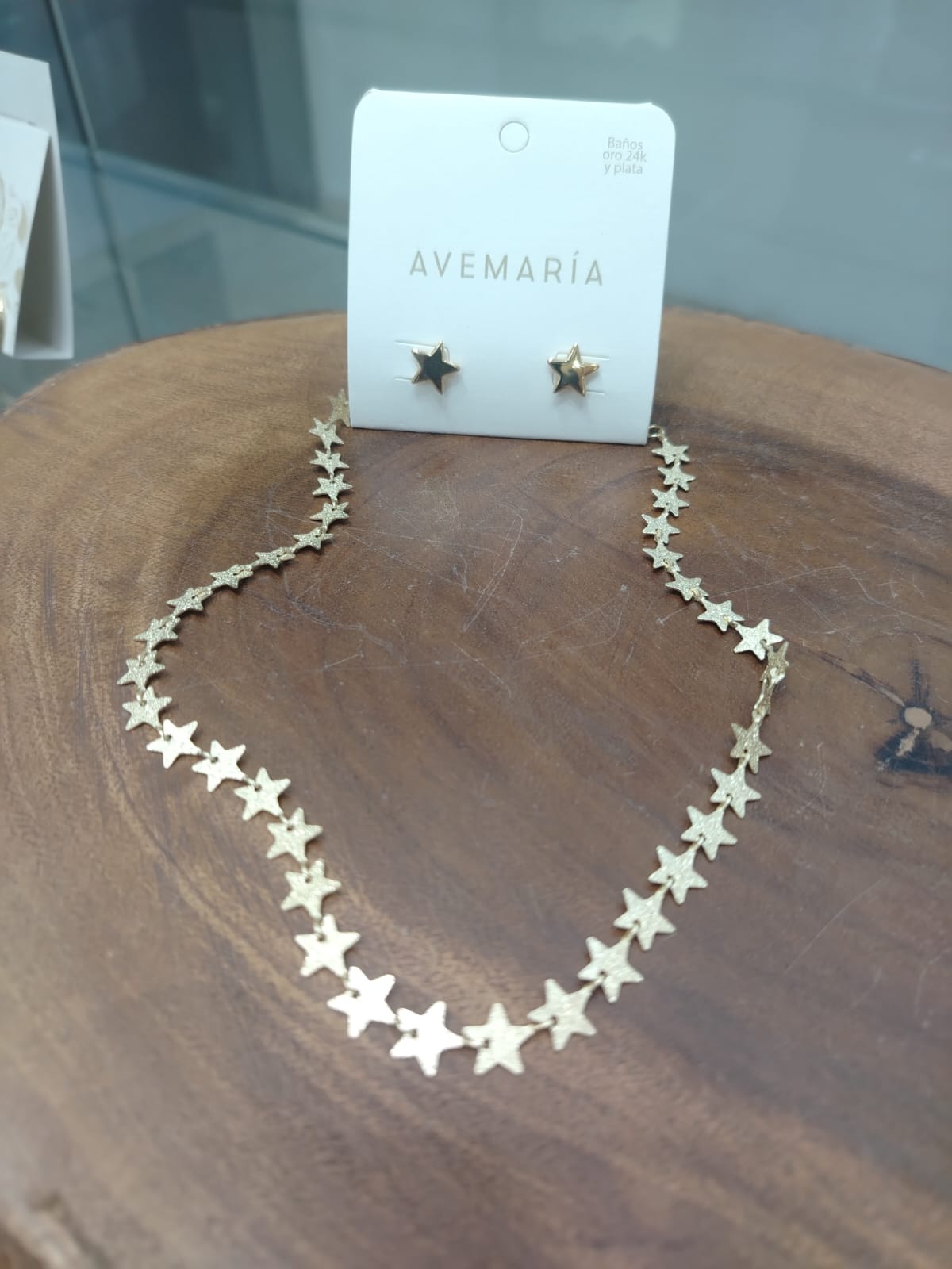 Choker estrellas + Aretes