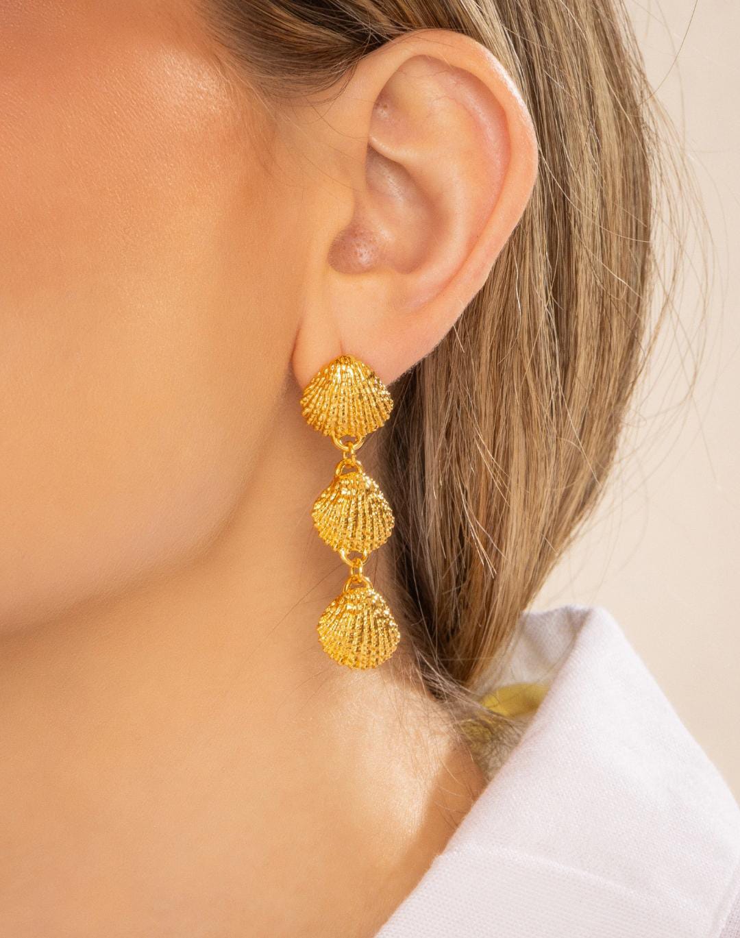 Maxi Aretes Concha Largo