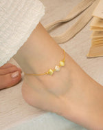 Tobillera Mini Conchitas + Aretes