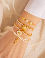 Set X4 Pulseras Caballito Mar + Aretes