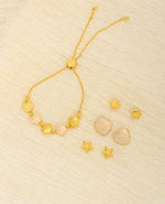 Pulsera Mini Conchas + Aretes