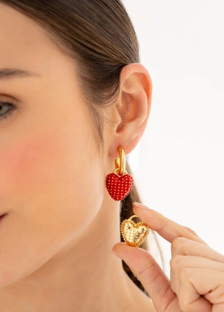 Candongas 3 en 1 Corazones By José Y Camí