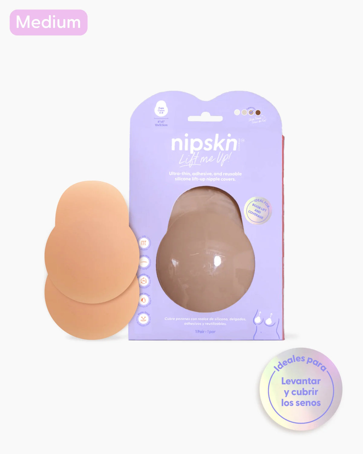 Copas Adhesivas en Silicona Para Levantar busto, Lift Me Up - Nipskin